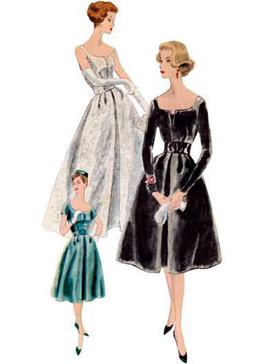 Vintage 1950s Evening Dress Patterns – tagged 
